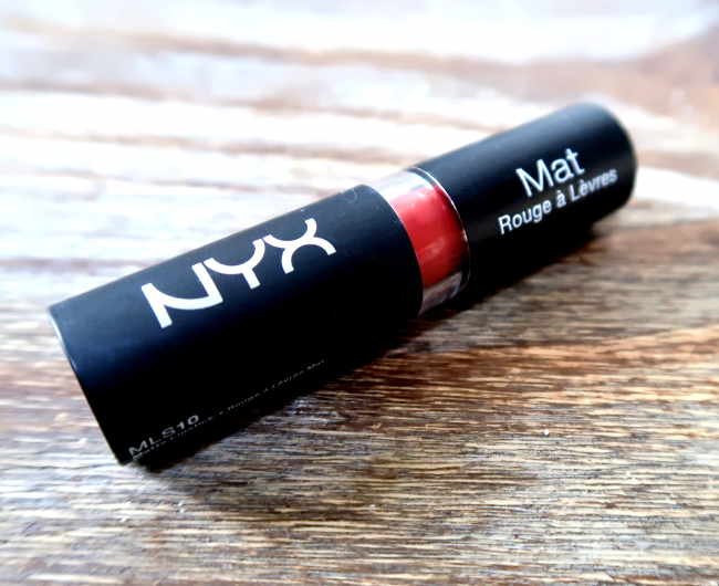 NYX lipstick perfect red